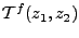 ${\cal T}^f(z_1,z_2)$