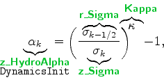 \begin{align*}\begin{split}\underbrace{\alpha_k}_{\!\!\!\!\!\!\!\!\!\!\!\!\!\!\!...
...lor{PineGreen}{Kappa}}} \!\!\!\!\!\!\!\!\!\!\!\!\!}} -1, \end{split}\end{align*}