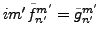 $im' \tilde{f}_{n'}^{m'}
= \tilde{g}_{n'}^{m'} $